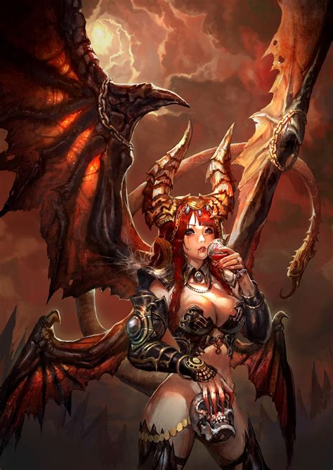 Succubus Covenant Crimson Blood Succubus (Fr5ut Animation).
